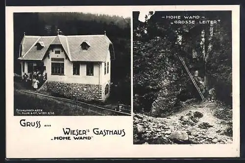 AK Hohe Wand, Elisabeth Wieser-Gasthaus, Grosse Leiter