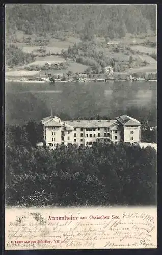 AK Annenheim, Gebäudeansicht am Ossiacher See