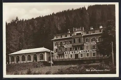 AK Bad Weitlanbrunn /Tirol, Hotel-Pension Bad Weitlabrunn