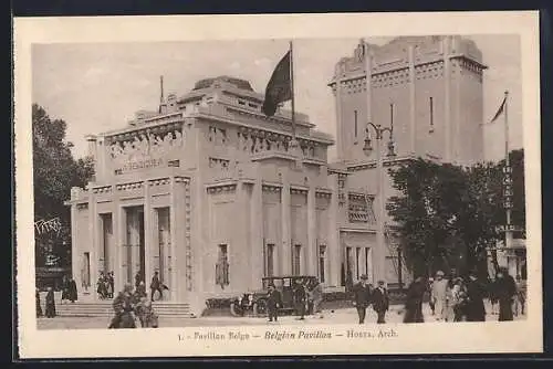 AK Paris, Exposition des Arts décoratifs 1925, Pavillon Belge