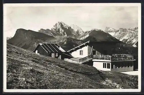 AK Ortisei, Alpe di Siusi, Stazione a monte, con Seceda, Odla e Puez