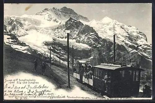 AK Jungfraubahn, Zug und Jungfrau