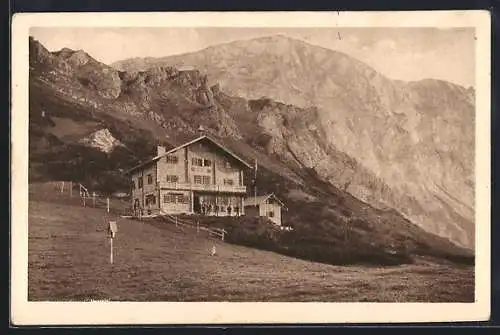 AK C. v. Stahl-Haus, Berghütte am Torrennerjoch