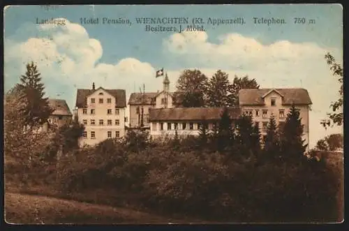 AK Wienacht, Hotel-Pension Wienachten von J. Möhl