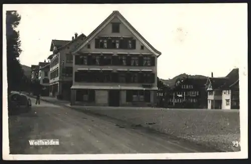 AK Wolfhalden, Strassenpartie im Ort