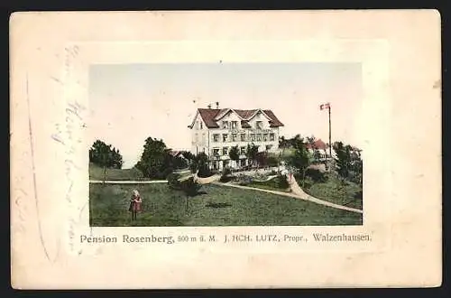 AK Walzenhausen, Hotel-Pension Rosenberg