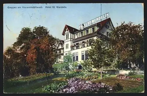 AK Greppen am Vierwaldstättersee, Hotel St. Wendelin