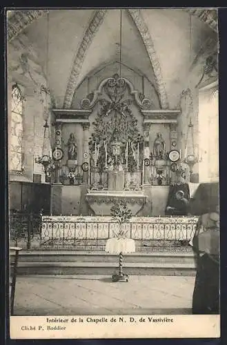 AK Vassivière, Intérieur de la Chapelle de N. D. de Vassivière