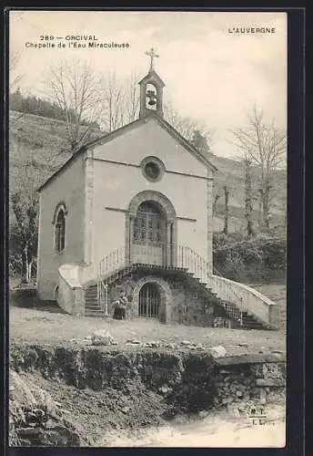 AK Orcival, Chapelle de l`Eau Miraculeuse en Auvergne