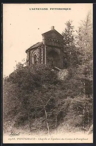 AK Pontgibaud, Chapelle et Sépulture des Comtes de Pontgibaud