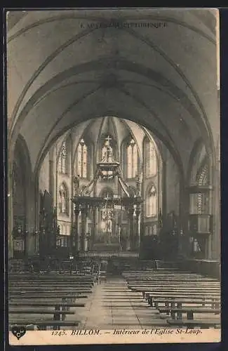 AK Billom, Intérieur de l`Église St-Loup