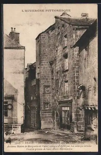 AK Besse, Ancienne Maison de Marguerite de Palet, détail d`architecture pittoresque