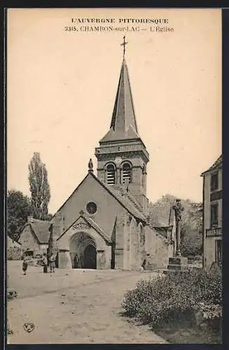 AK Chambon-sur-Lac, L`Église