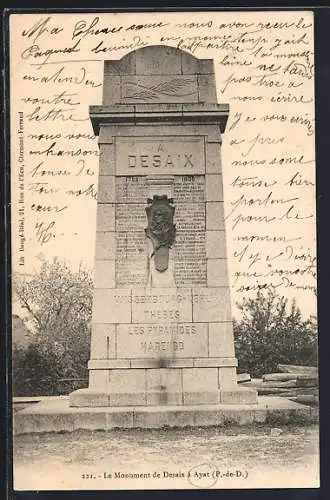 AK Ayat, Le Monument de Desaix