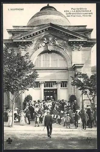 AK La Bourboule, Le Grand Établissement des Thermes, l`Entrée