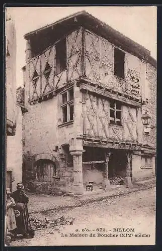 AK Billom, La Maison du Boucher (XIVe siècle)