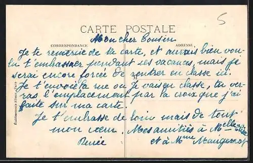 AK Clermont-Ferrand, Cours Sablon et Fontaine d`Amboise au fond
