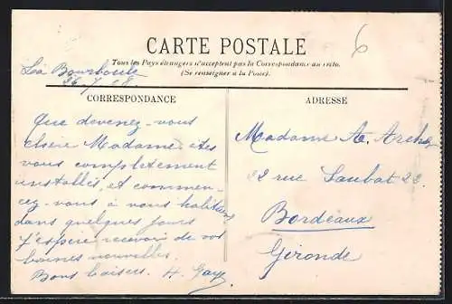 AK La Bourboule, La Place avec charrette et bâtiments historiques