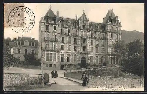 AK La Bourboule, Le Grand Hôtel de la Métropole