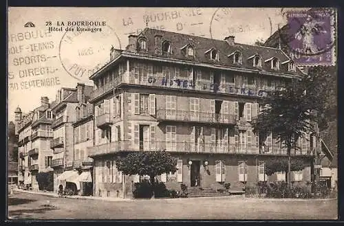 AK La Bourboule, Hôtel des Étrangers