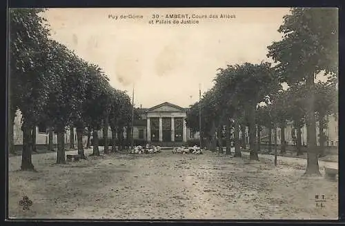 AK Ambert, Cours des Allées et Palais de Justice