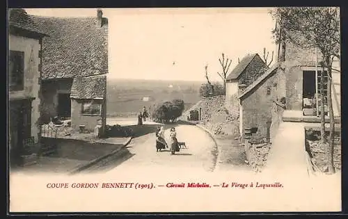 AK Laqueuille, Coupe Gordon Bennett 1905, Le Virage sur le Circuit Michelin