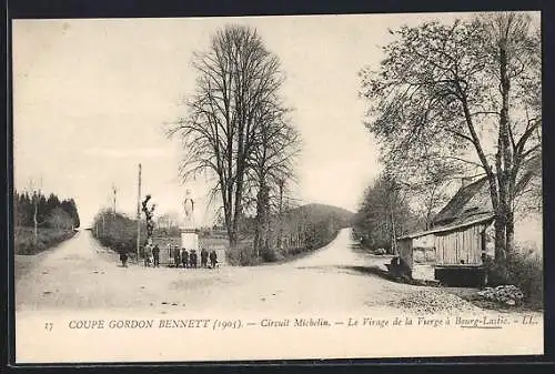 AK Bourg-Lastic, Le Virage de la Vierge, Coupe Gordon Bennett (1905), Circuit Michelin