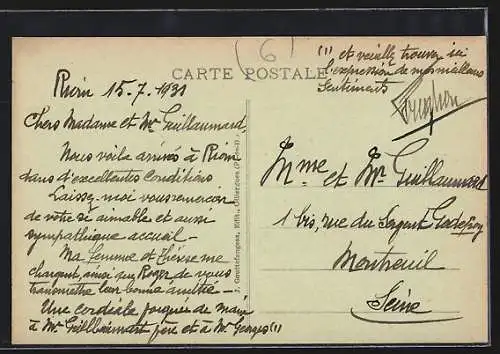 AK Riom, Place et Boulevard Desaix