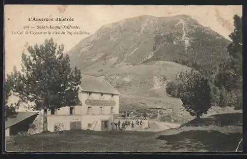 AK Saint-Amant-Tallende, Le Col de Ceyssat et le Pied du Puy-de-Dôme