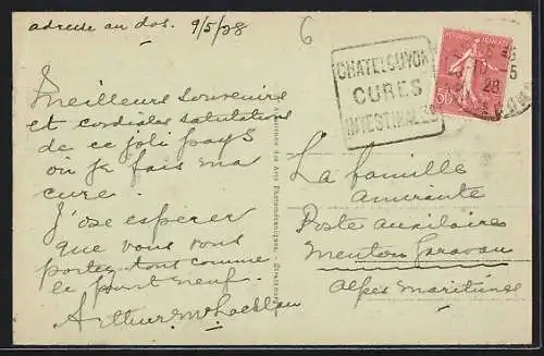 AK Châtel-Guyon, Mont Chalusset Hotel entouré de paysages verdoyants