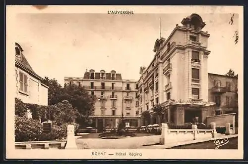 AK Royat, Hôtel Régina