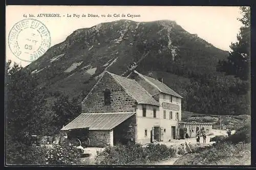 AK Puy de Dôme, Le Puy de Dôme vu du Col de Ceyssat