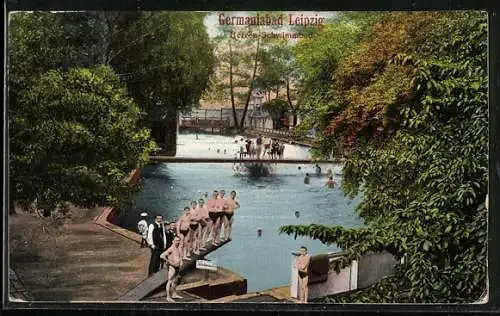 AK Leipzig, Germaniabad, Herren-Schwimmbad