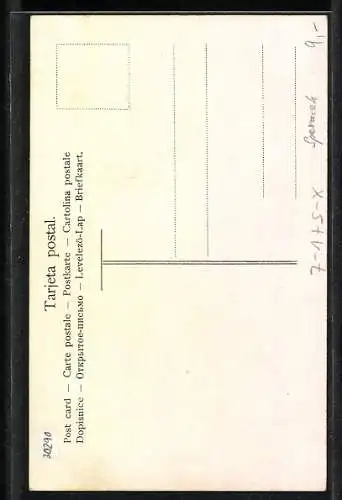 Künstler-AK Cadiz, Una gira en un salina, Salzberg einer Saline