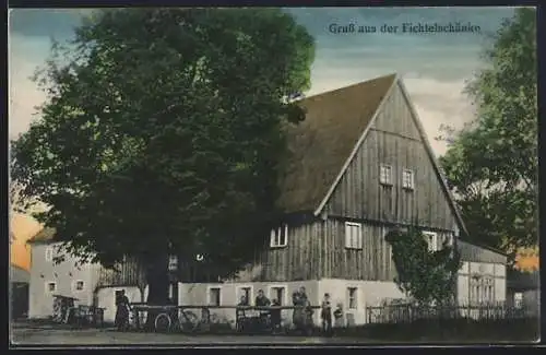 AK Rennersdorf, Gasthaus Fichtelschänke