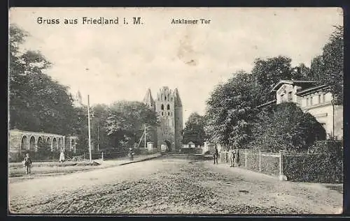 AK Friedland i. M., Blick zum Anklamer Tor