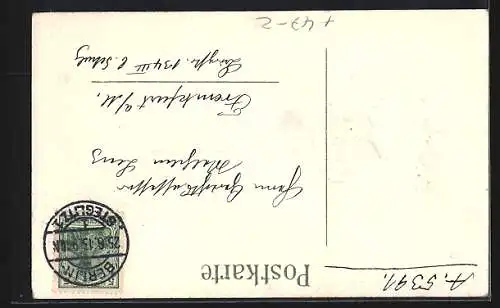 AK Berlin, Studentenwappen der Verbindung Cimbria