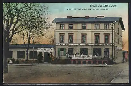 AK Stahnsdorf, Restaurant zur Post, Inh. Hermann Gärtner