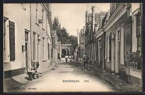 AK Breukelen, Beschauliche Partie in der Dorfstrasse