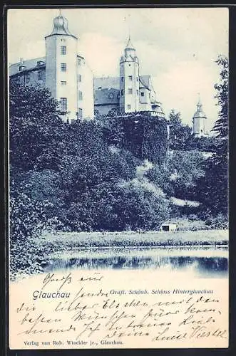 AK Glauchau, Gräfl. Schönb. Schloss Hinterglauchau