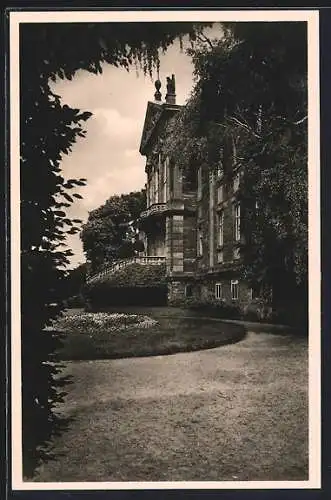 AK Burgscheidungen, Schloss, Gartenansicht