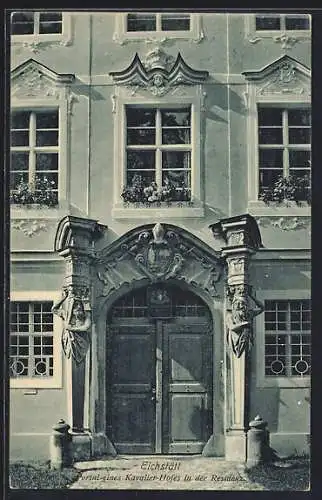 AK Eichstätt, Portal eines Kavalier-Hofes in der Residenz