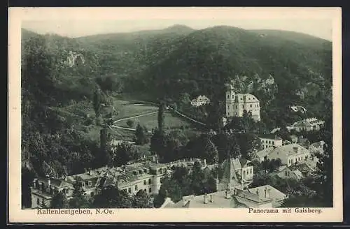 AK Kaltenleutgeben /N.-Ö., Panorama mit Gaisberg