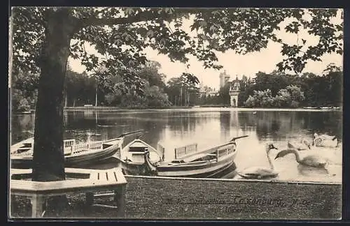 AK Laxenburg, Blick auf das Lustschloss