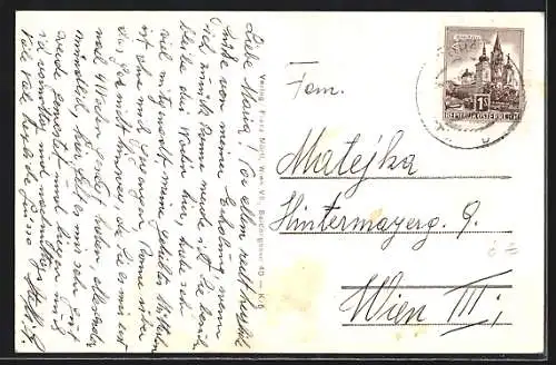 AK Kasten /N.-Ö., Erholungsheim Dörfl, Ortspartie, Teilansicht