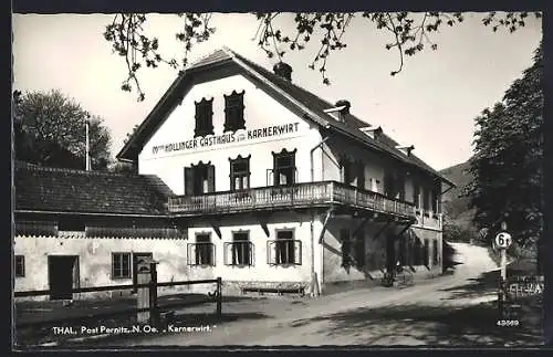 AK Muggendorf /N.-Oe., Thal bei Pernitz, Gasthaus zum Karnerwirt