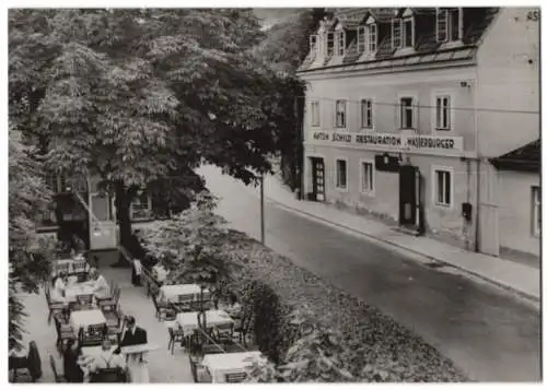 Fotografie unbekannter Fotograf, Ansicht Wien, Neustift am Walde Nr. 88, Anton Schild Restauration Wasserburger