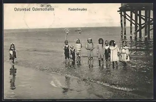 AK Osternothafen, Ostseebad, Kinderfreuden