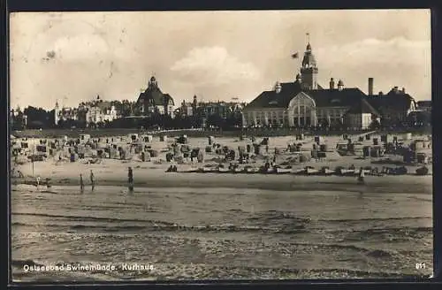 AK Swinemünde, Ostseebad, Kurhaus