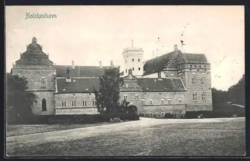 AK Holckenhavn, Ansicht vom Schloss